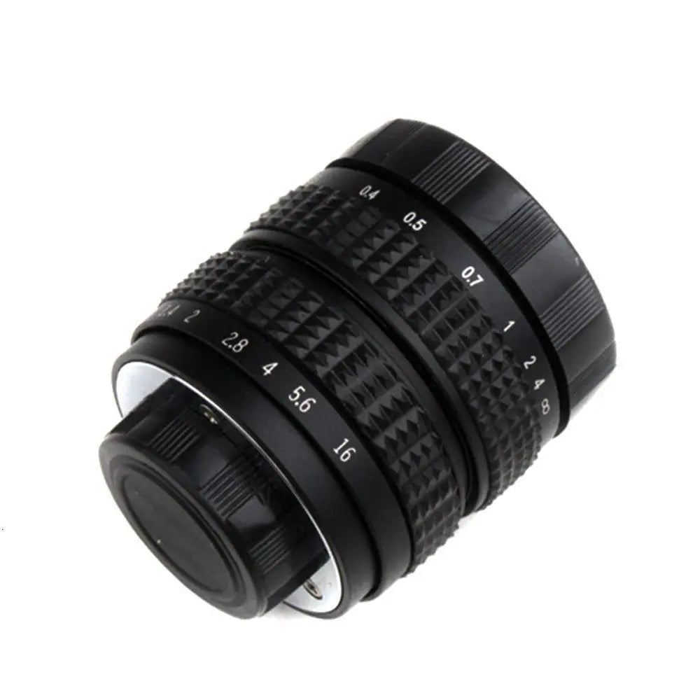 50mm F1.4 CCTV TV Movie Lens – C Mount + Macro Ring for Nikon F AI Mount SLR Cameras (D5600, D5300, D3300, D3400, D750) - ZAMAR AUDIO SOLUTIONS