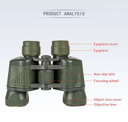 50X50 HD Binoculars – Professional Waterproof, Ultra Wide View Angle for Outdoor Camping, Bird Watching, Travel - ZAMAR AUDIO SOLUTIONS