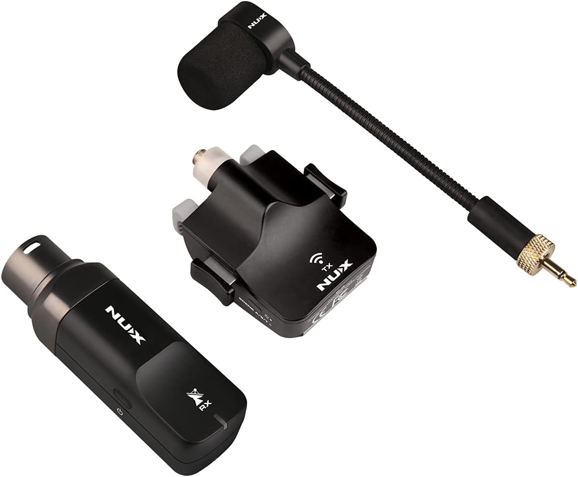 NUX B‑6 — 2.4GHz Wireless Saxophone Microphone System with Charging Case, Nairobi Delivery