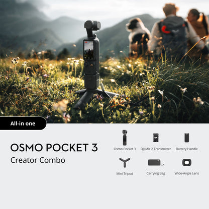 DJI Osmo Pocket 3 Creator Combo – All-in-One 4K Vlogging Kit with Kenya Delivery
