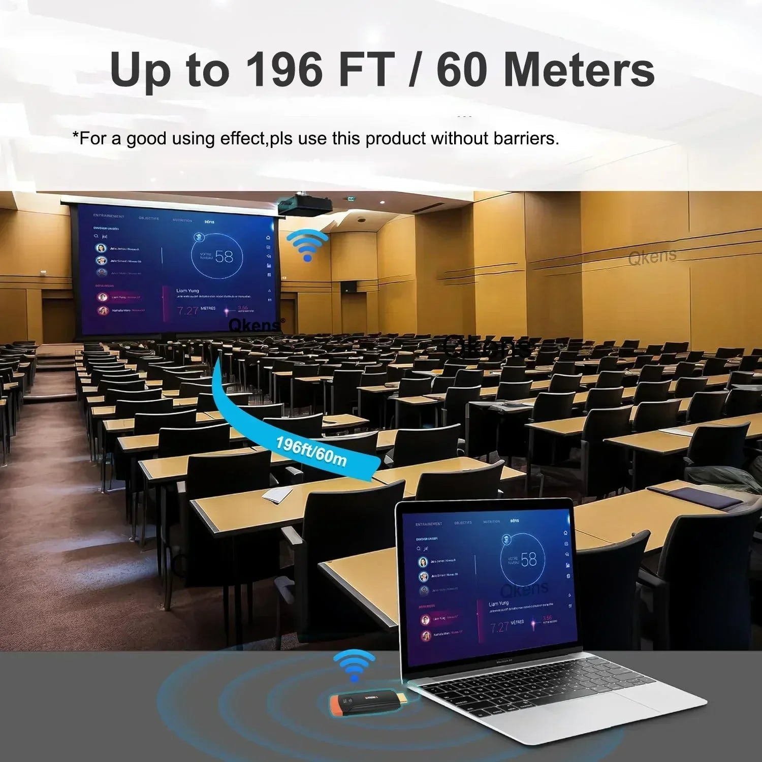 60M Mini Wireless HDMI Video Transmitter and Receiver Extender – TV Stick Display Adapter for Camera, DVD, Laptop, PC to TV, Projector - ZAMAR AUDIO SOLUTIONS