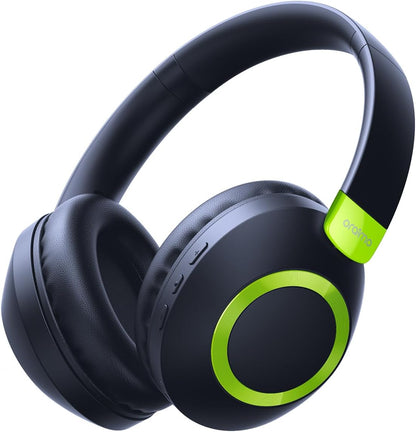 Oraimo BoomPop2S front view showing over‑ear cups and headband.

