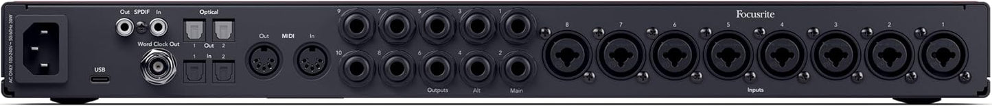 Focusrite Scarlett 18i20 4th Gen — 26‑in/26‑out USB Audio Interface
