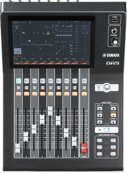 Yamaha DM3 Standard — 22‑Channel Digital Mixer (USB Audio)