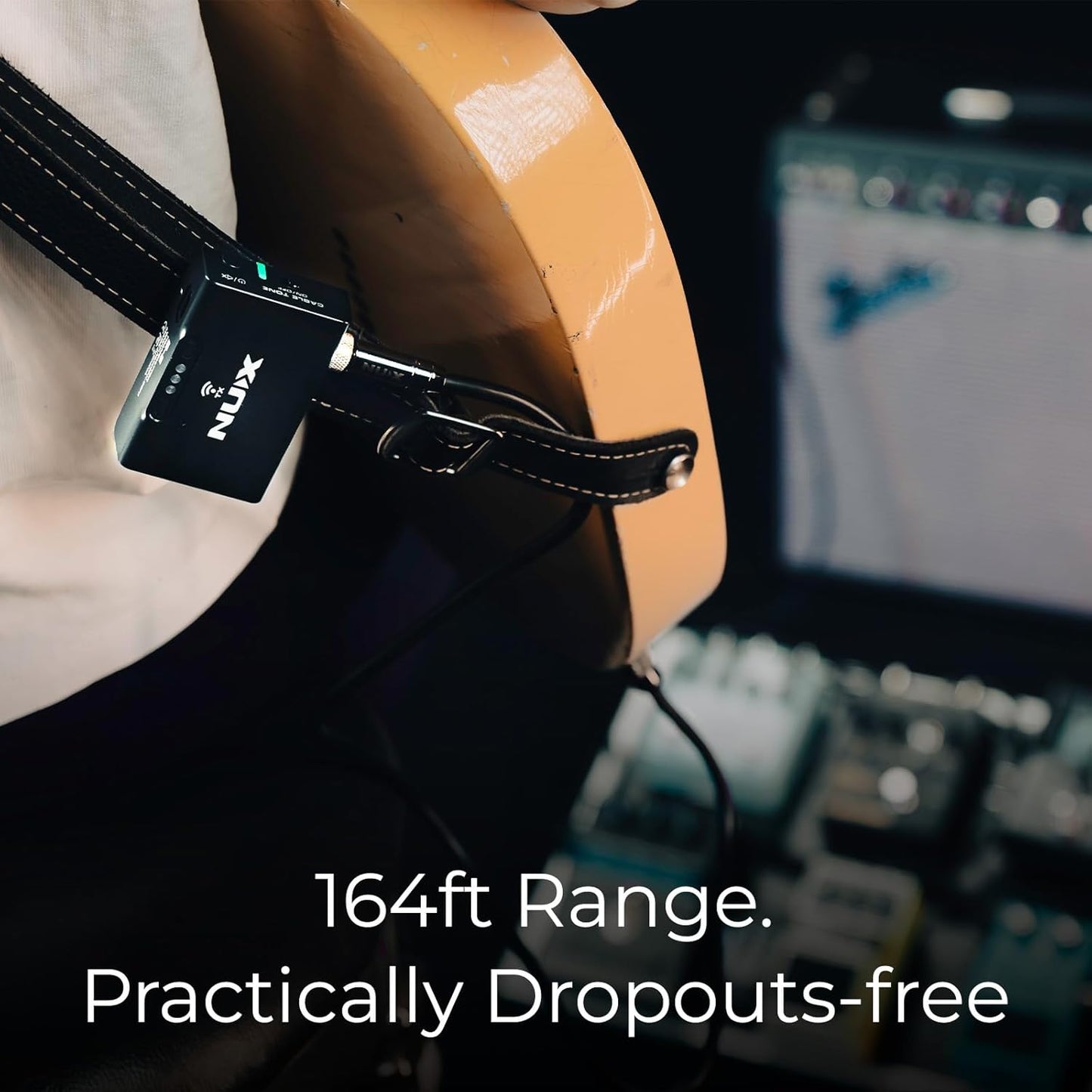 NUX B‑8 — 2.4GHz Wireless Guitar System with Pedalboard Receiver, Tuner & Boost, Nairobi Delivery
