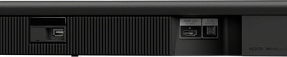Close-up view of the Sony HT-S400 Soundbar control panel featuring HDMI ARC and Bluetooth connectivity options.