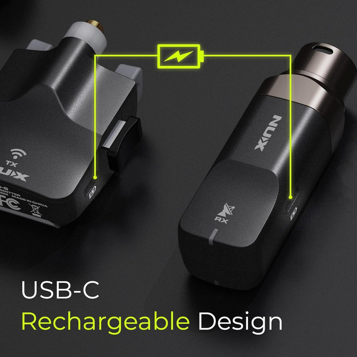 NUX B‑6 — 2.4GHz Wireless Saxophone Microphone System with Charging Case, Nairobi Delivery