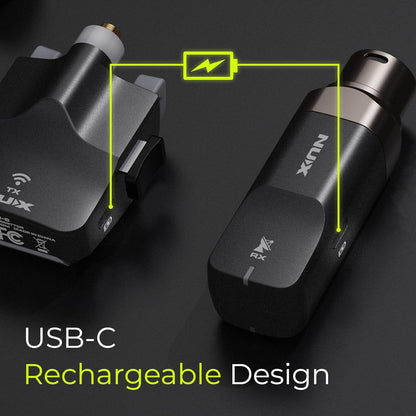 NUX B‑6 — 2.4GHz Wireless Saxophone Microphone System with Charging Case, Nairobi Delivery