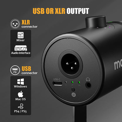 MAONO PD400X — Dynamic Podcast Microphone with USB & XLR, Nairobi Delivery