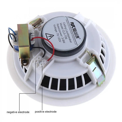 8W Wall - Mounted Ceiling Speaker CLS - 706 – 3D Stereo Background Music System for TV, Public Broadcast, and Hi - Fi Audio - ZAMAR AUDIO SOLUTIONS
