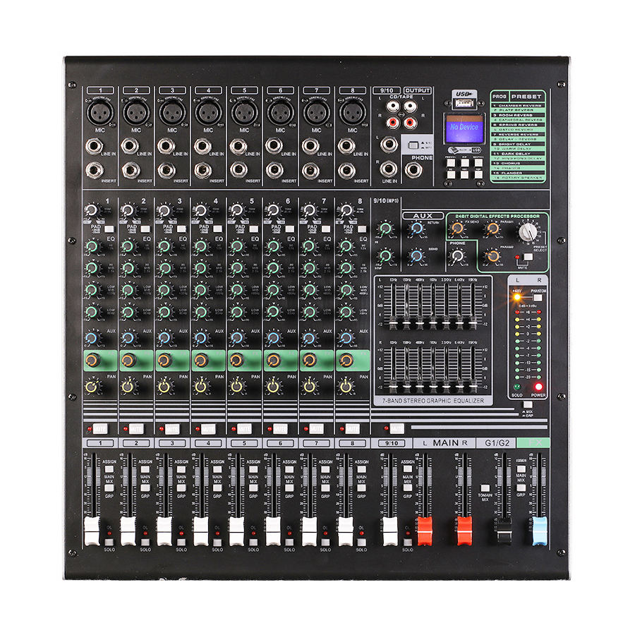 Be‑10 10‑channel powered mixer — Kenya