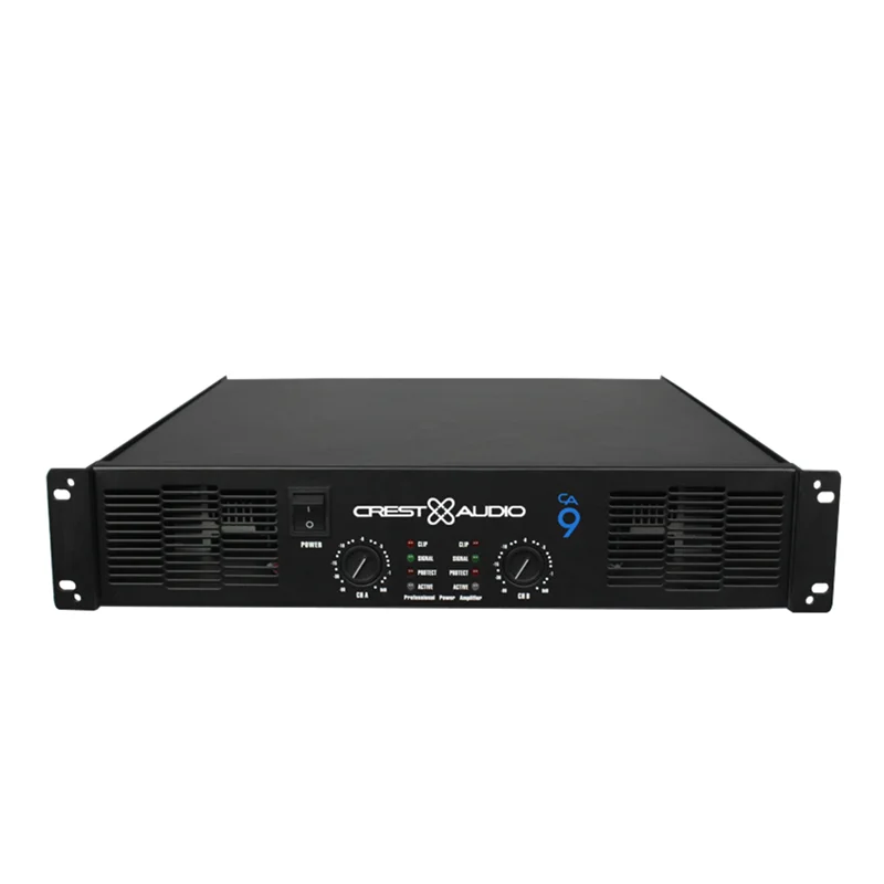 Crest Audio CA9 front view — power amplifier Kenya