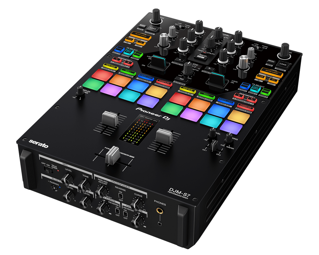 Pioneer DJM‑S7 — 2‑Channel Scratch‑Style Battle Mixer with Bluetooth