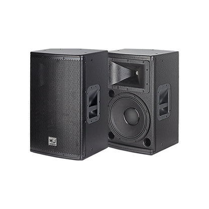 ELX115 front view showing 15" woofer and horn waveguide.