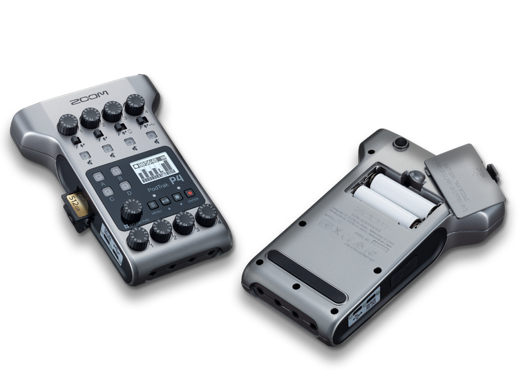 Zoom PodTrak P4 — Portable Podcast Recorder with 4 Mic Inputs & Sound Pads, Nairobi Delivery