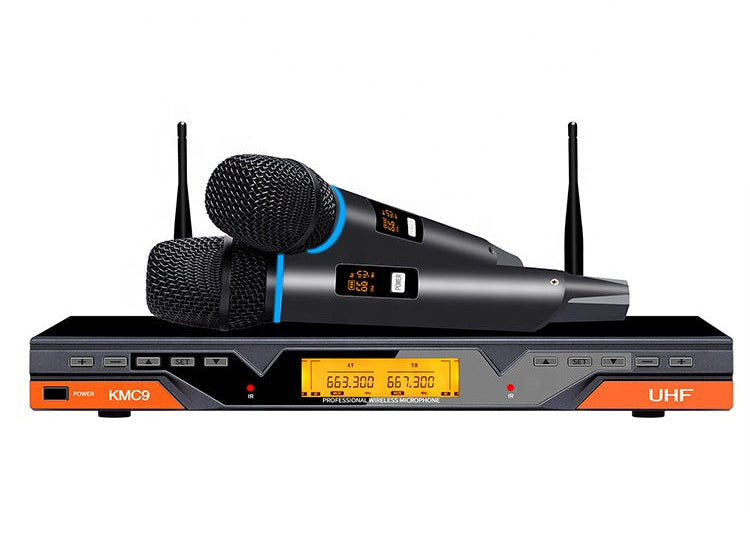 KMC9 Wireless Microphone System — Dual UHF Handheld Mics