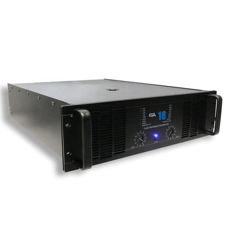 Crest Audio CA18 — Professional 2‑Channel Power Amplifier, 1800W per Channel @ 4Ω, Nairobi Delivery
