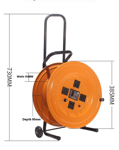 Heavy‑Duty 100m Extension Cord Reel — 2.5mm Cable, Nairobi Delivery