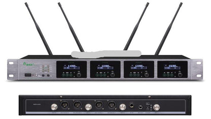 BNK ES400 — 4‑in‑1 Wireless Microphone System (UHF, Multi‑Channel)