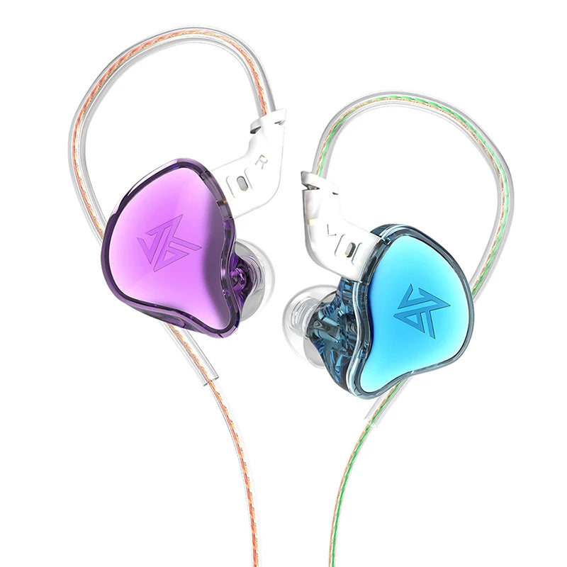 KZ EDC Wired Earphones — Hybrid‑Tuned 10 mm Dynamic In‑Ear Monitor
