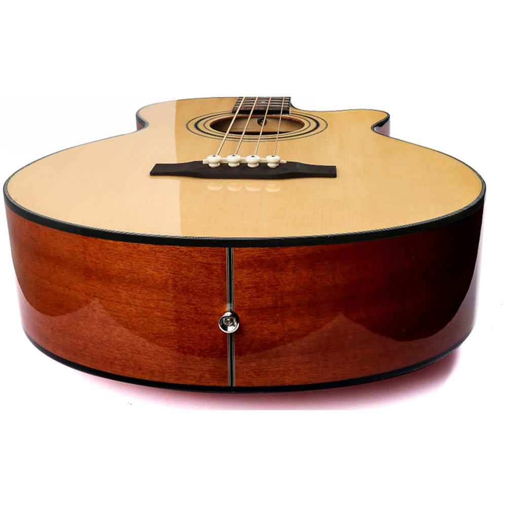 Happy 5-String Acoustic Bass Guitar Full Size for Beginners
