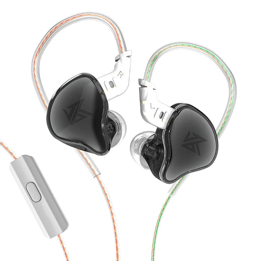KZ EDC Wired Earphones — Hybrid‑Tuned 10 mm Dynamic In‑Ear Monitor