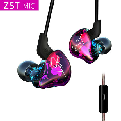 KZ ZST X Hybrid In‑Ear Earphones (Hanging / Ear‑Hook Style)