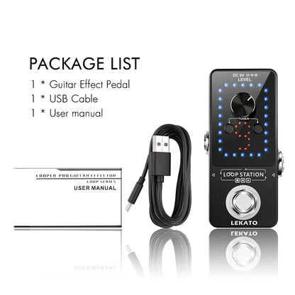 Lekato Guitar Looper Pedal – Loop Station for Electric Guitar with Kenya Delivery (15–25 Days)