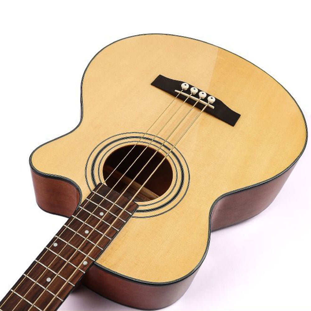 Happy 5-String Acoustic Bass Guitar Full Size for Beginners