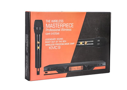 KMC9 Wireless Microphone System — Dual UHF Handheld Mics