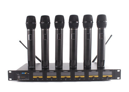 BNK X85 — 6‑in‑1 UHF Wireless Microphone System, Nairobi Delivery