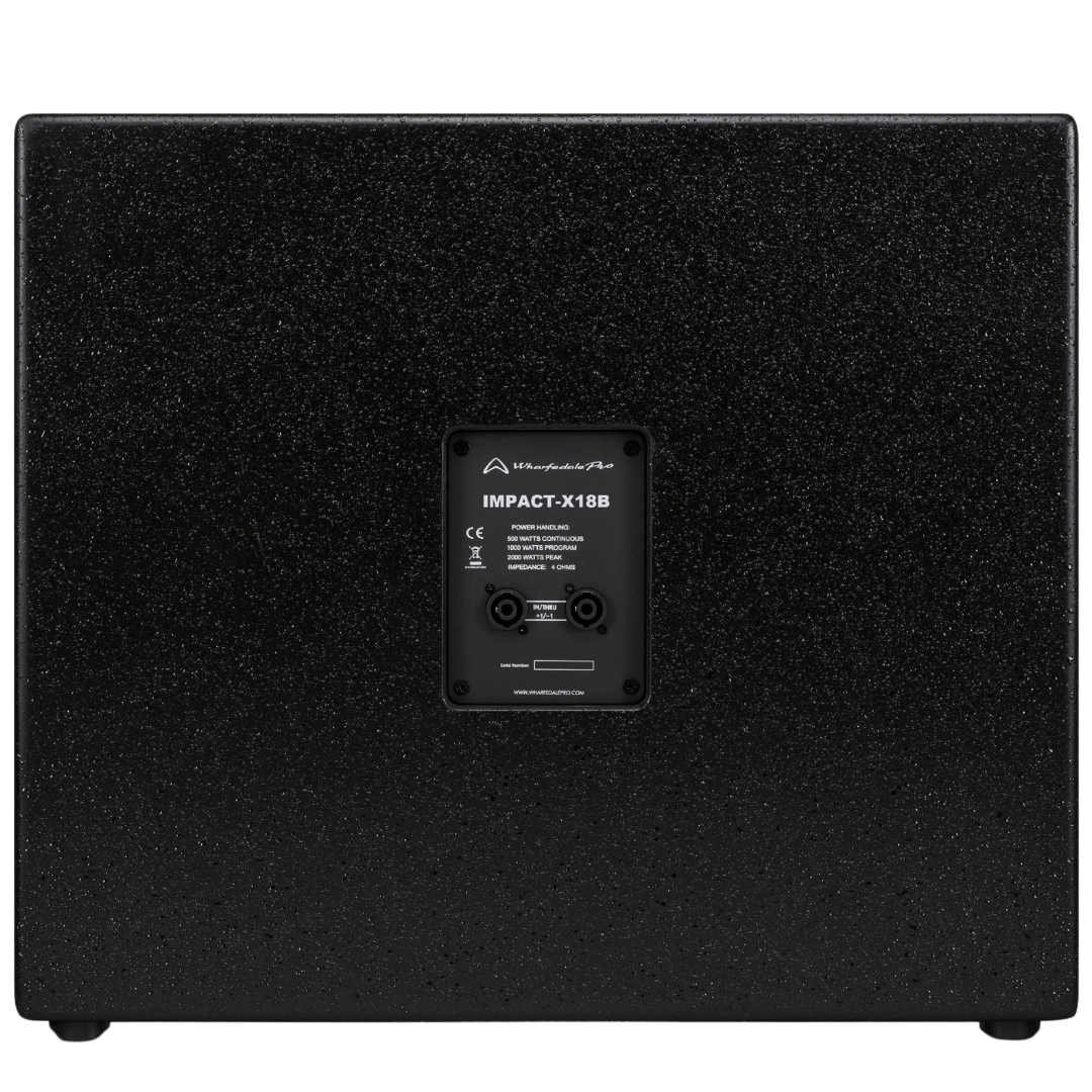 Wharfedale IMPACT‑X18B — 18" Passive Subwoofer (500W AES)