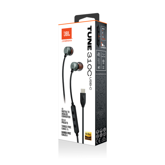 JBL Tune 310C USB-C Wired Hi-Res In-Ear Headphones