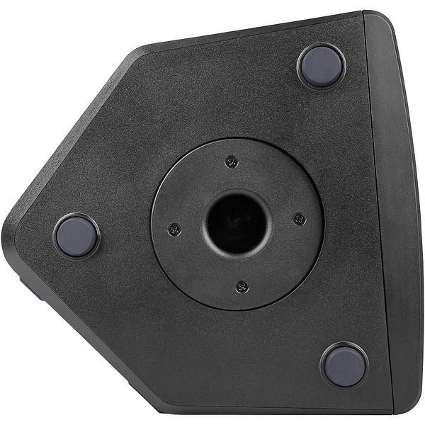 NUX Busking 200FR PA Kenya bottom panel on white with central pole mount socket and three rubber feet