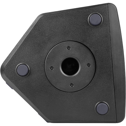 NUX Busking 200FR PA Kenya bottom panel on white with central pole mount socket and three rubber feet