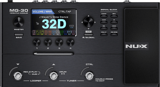 NUX MG-30 Guitar Multi-Effects Processor Pedal