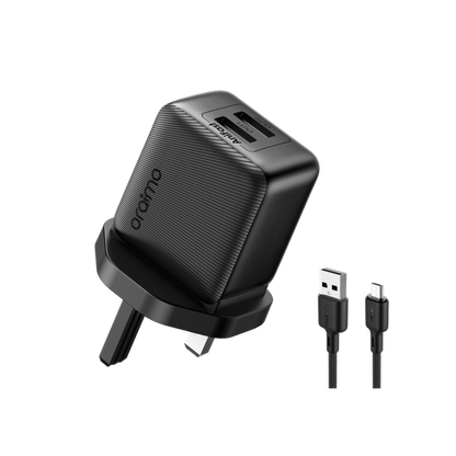 Oraimo PowerCube 12 OCW‑1121U dual‑port 12W wall charger — Kenya