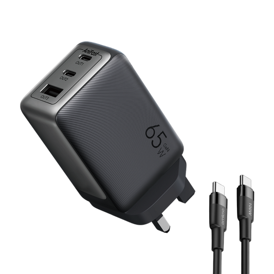 Oraimo HyperGaN 65W OCW‑7652U‑116CC GaN fast charger kit — Kenya