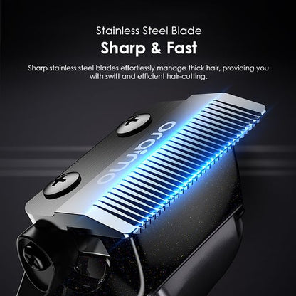 Oraimo SmartClipper 2C OPC‑CL30C — Professional Cordless Hair Clipper, 2000mAh, Zero‑Gap Blade, 4 Guide Combs, Nairobi Delivery