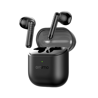 Oraimo FreePods Neo earbuds front view — wireless earbuds Kenya