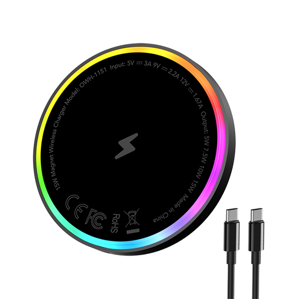 Oraimo PowerDock OWH‑1151 15W magnetic wireless charging pad — Kenya