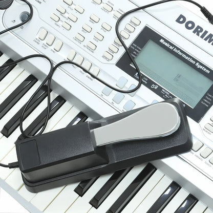 Piano Sustain Damper Pedal — Heavy‑Duty Keyboard Pedal with Polarity Switch