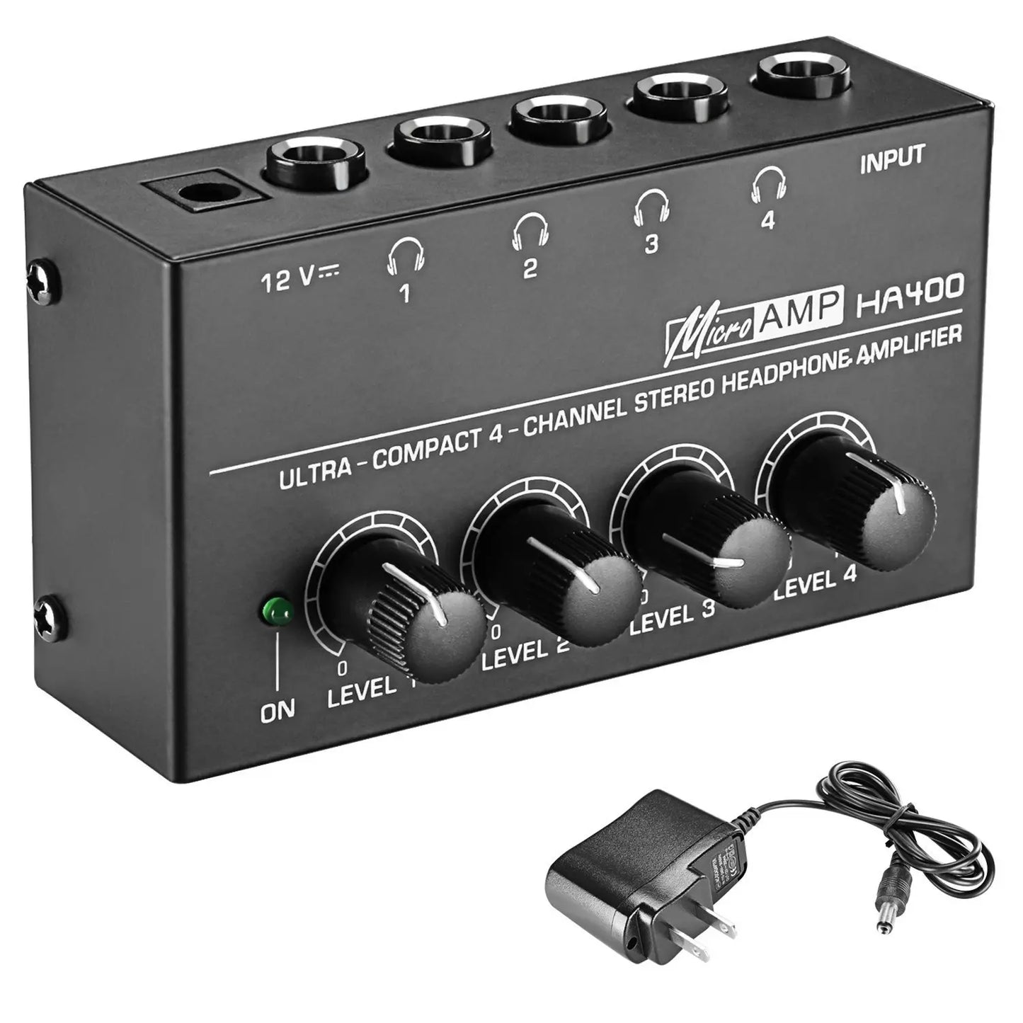 HA400 Mini 4-Channel Headphone Amplifier