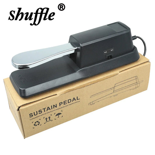 Piano Sustain Damper Pedal — Heavy‑Duty Keyboard Pedal with Polarity Switch