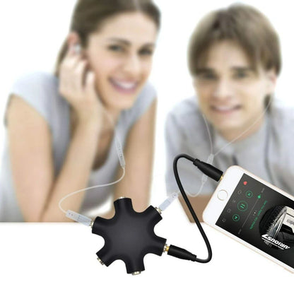 3.5mm Earphone Audio Splitter Adapter – 1 to 2/3/4/5 Jack in Kenya | 15–25 Days Delivery