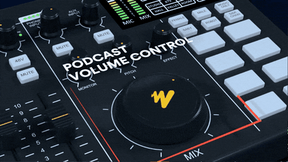 MAONOCASTER All-In-One Audio Interface – Professional Studio Sound Card Mixer for Podcasting, Streaming, YouTube, and DJ