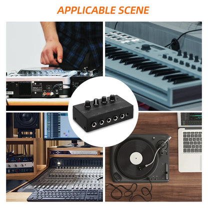HA400 Mini 4-Channel Headphone Amplifier