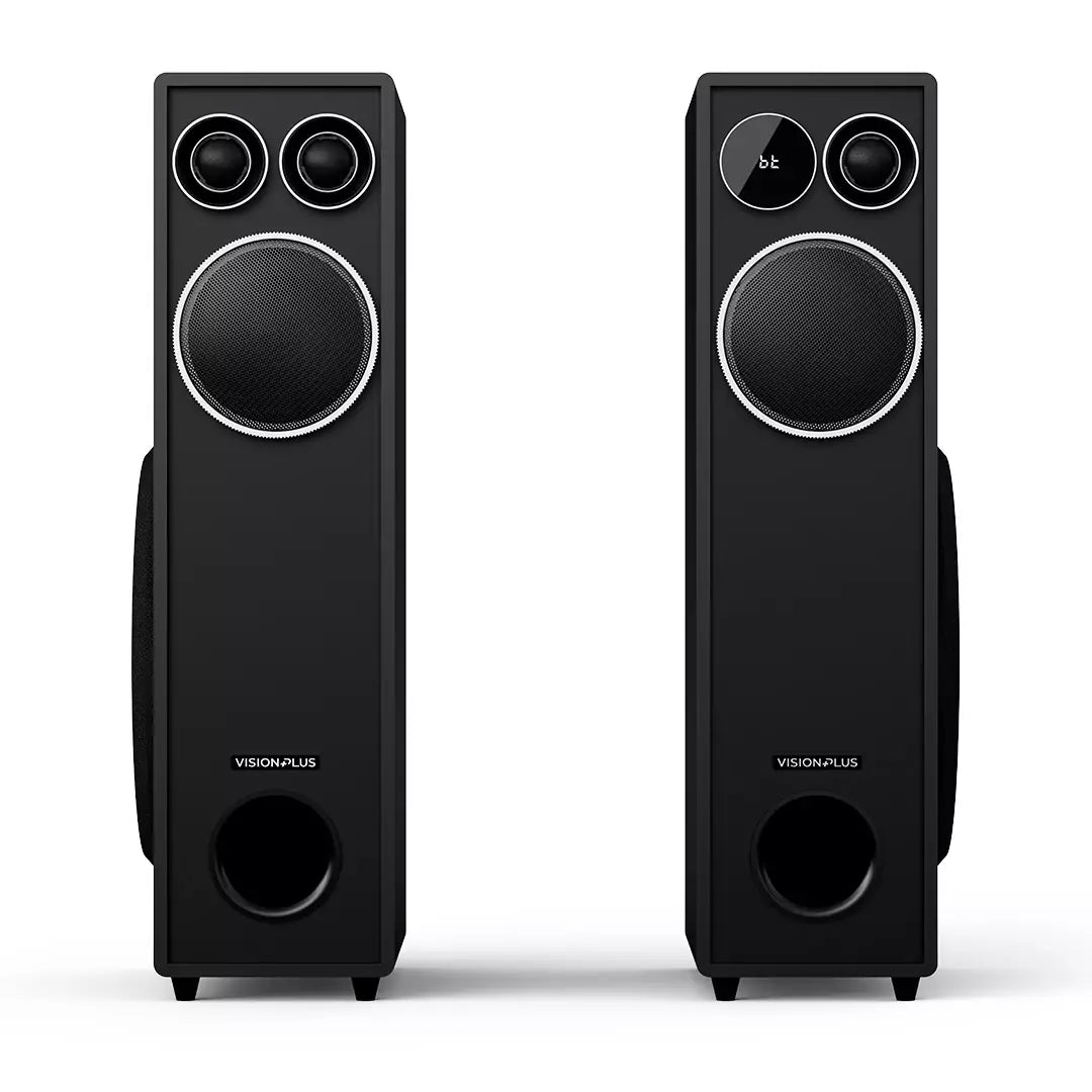 Vision Plus VP2060TS Tower Speaker — 240W Wooden Cabinet Home Audio System, Nairobi Delivery