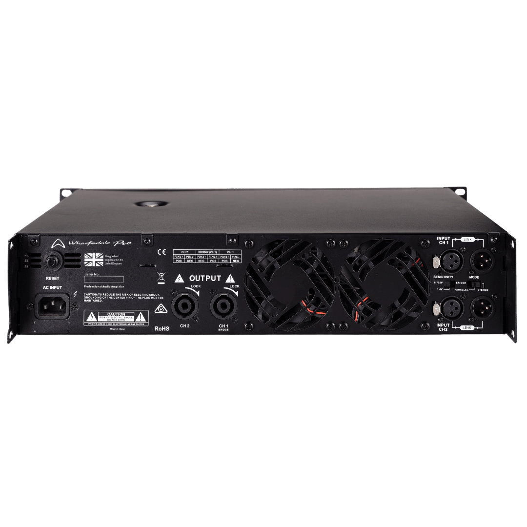 Wharfedale XR2500 — 2‑Channel Class‑H Power Amplifier (530W ×2 @ 8Ω)