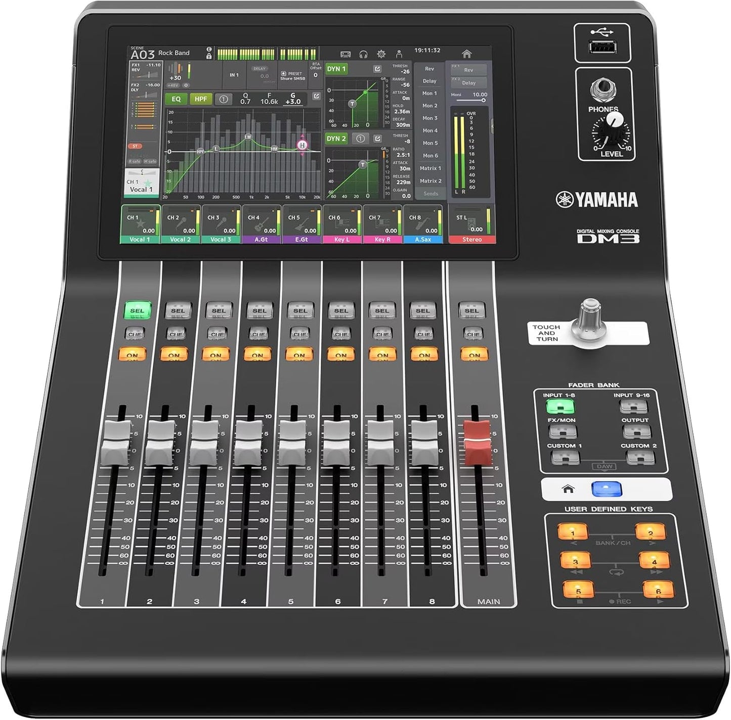 Yamaha DM3‑D 22‑channel compact digital mixer with Dante — Kenya
